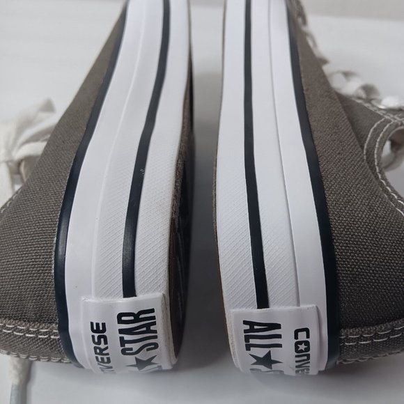 Converse All Star Womens 6 Mens 4 Shoes Low Top Gray Canvas Sneakers Lace Up - Picture 16 of 16